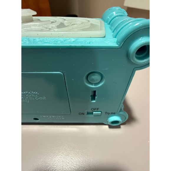 Disney Frozen Young Elsa Anna Olaf Musical Jewelry Box Jakks Pacific Teal - Picture 8 of 10